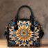 Vibrant Floral Kaleidoscope Shoulder Handbag