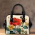 Vibrant Flower in Artistic Setting Shoulder Handbag