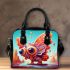 Whimsical Water Butterfly Shoulder Handbag