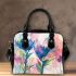 Whispers of Nature Minimalist Floral Imagery Shoulder Handbag