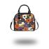 Pattern of flowers in the style maru aronson Shoulder Handbag, Totes, Crossbody, Purse: Gift Idea for Girlfriend, Women ,Daughter, Mama, Ladies