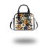 Pattern of flowers in the style maru aronson Shoulder Handbag, Totes, Crossbody, Purse: Gift Idea for Girlfriend, Women ,Daughter, Mama, Ladies