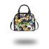 Pattern of flowers in the style maru aronson Shoulder Handbag, Totes, Crossbody, Purse: Gift Idea for Girlfriend, Women ,Daughter, Mama, Ladies