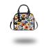 Pattern of flowers in the style maru aronson Shoulder Handbag, Totes, Crossbody, Purse: Gift Idea for Girlfriend, Women ,Daughter, Mama, Ladies