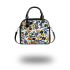 Pattern of flowers in the style maru aronson Shoulder Handbag, Totes, Crossbody, Purse: Gift Idea for Girlfriend, Women ,Daughter, Mama, Ladies