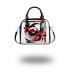 Abstract art vector graphic shoulder handbag