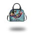 Abstract rooster with simple shapes and lines shoulder handbag