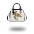 Abstract sea turtle in the style shoulder handbag