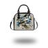 Abstract vector art of an eagle in the style shoulder handbag