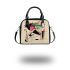 Abstract vector illustration of an abstract shape shoulder handbag