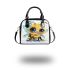 Adorable baby honey bee with big beautiful eyes shoulder handbag