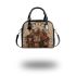 Affican people with dream catcher shoulder handbag