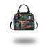 Beautiful deer with flowers and leaves in the jungle shoulder handbag