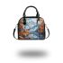 Beautiful painting of an deer in the mountains shoulder handbag