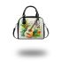 butterflies fly to the guitar and musical notes Shoulder Handbag
