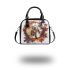 Canada mape leafs with dream catcher shoulder handbag