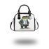 Cartoon frog wearing a white shirt and tie shoulder handbag