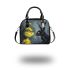 Cats and yellow grinchy smile toothless like rabbit shoulder handbag