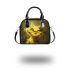 Cats and yellow grinchy smile toothless like shoulder handbag