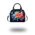 Colorful Abstract Flower Art Shoulder Handbag