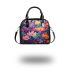 Colorful Floral Bouquet in Vase Shoulder Handbag