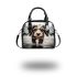 Curious dog in the urban landscape Chic Stylish Shoulder Handbag & Women Totes: Perfect Gift for Girlfriend | Crossbody, Purse, Handbag