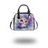 Cute baby owl watercolor style with pastel colors shoulder handbag
