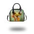 Cute cartoon frog with big eyes and long legs shoulder handbag