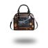 cute cricket and music notes Shoulder Handbag