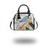 Cute damselfly and music notes with harp 16 Shoulder Handbag