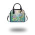 cute dragonfly and music notes with harp Shoulder Handbag