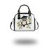 Cute owl wearing glasses shoulder handbag