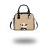 Cute panda stars and planets in the sky shoulder handbag