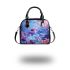 Cute pink and purple baby turtle family surrounded shoulder handbag