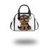 Cute yorkshire terrier dog shoulder handbag