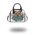 Cute yorkshire terrier puppy shoulder handbag