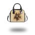 Deer in the forest shoulder handbag