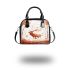 Deer with falling leaves in an autumn forest shoulder handbag