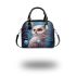 Enchanted Owl and Moonlit Bubbles Shoulder Handbag