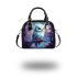 Enchanted Owl in the Blossom Castle Shoulder Handbag