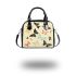 Featuring various butterflies in flight shoulder handbag