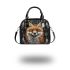 Fox smile with dream catcher shoulder handbag