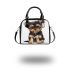 Frontal picture of a cute yorkshire terrier puppy shoulder handbag