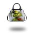 Grinchy broke his front teeth smile like rabbit drinking coffee shoulder handbag