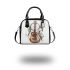 Guitar music notes with dream catcher shoulder handbag