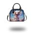 Joyful Dragon and Balloons Shoulder Handbag