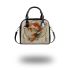 Koi fish smile with dream catcher shoulder handbag