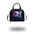 Panda portrait colorful watercolor shoulder handbag