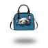 Panda wearing headphones shoulder handbag