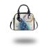 Peacock dancing and dream catcher shoulder handbag